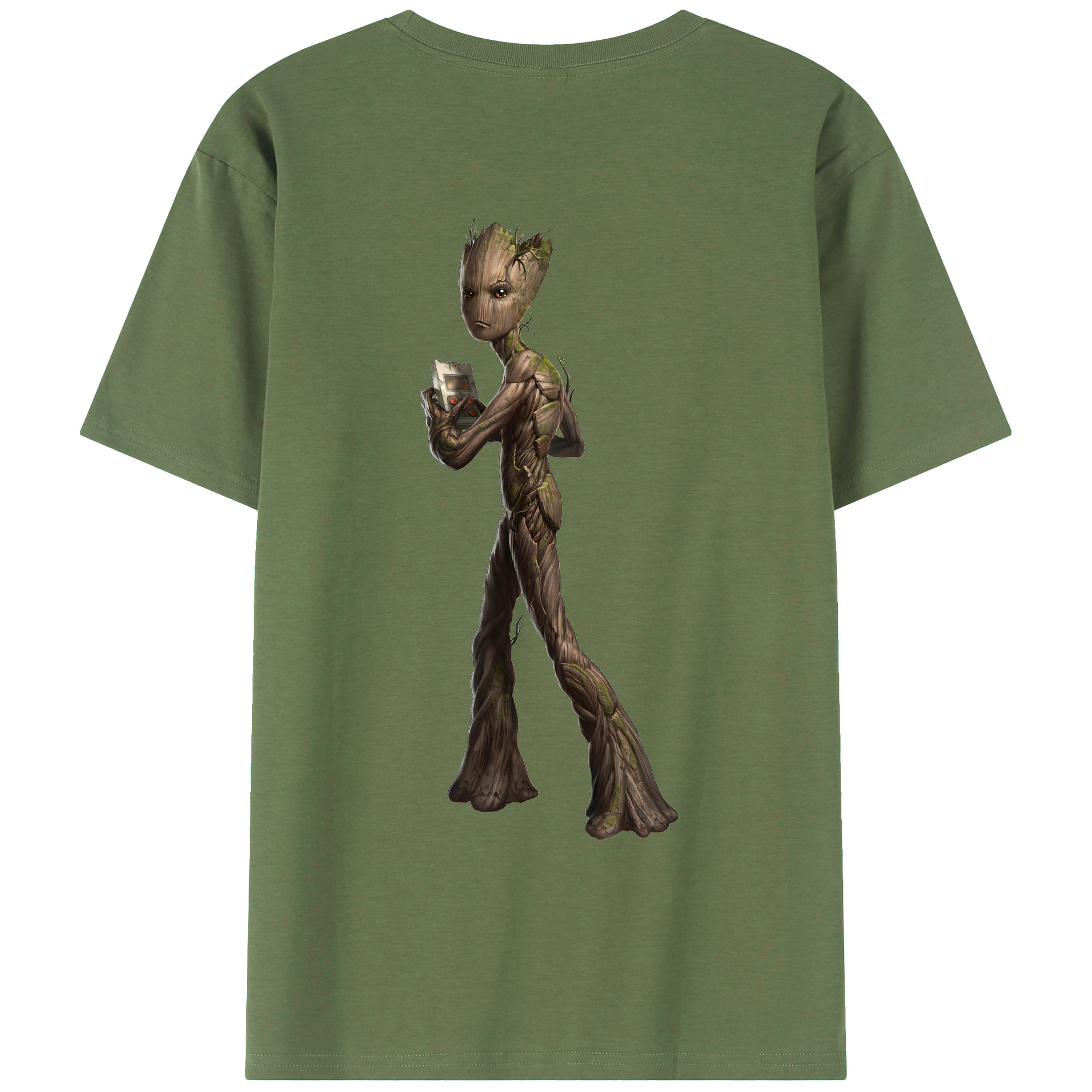 （画像用） アベンジャーズ The Avengers 綿100％ メンズ半袖Tシャツ（バックプリント） 通気性